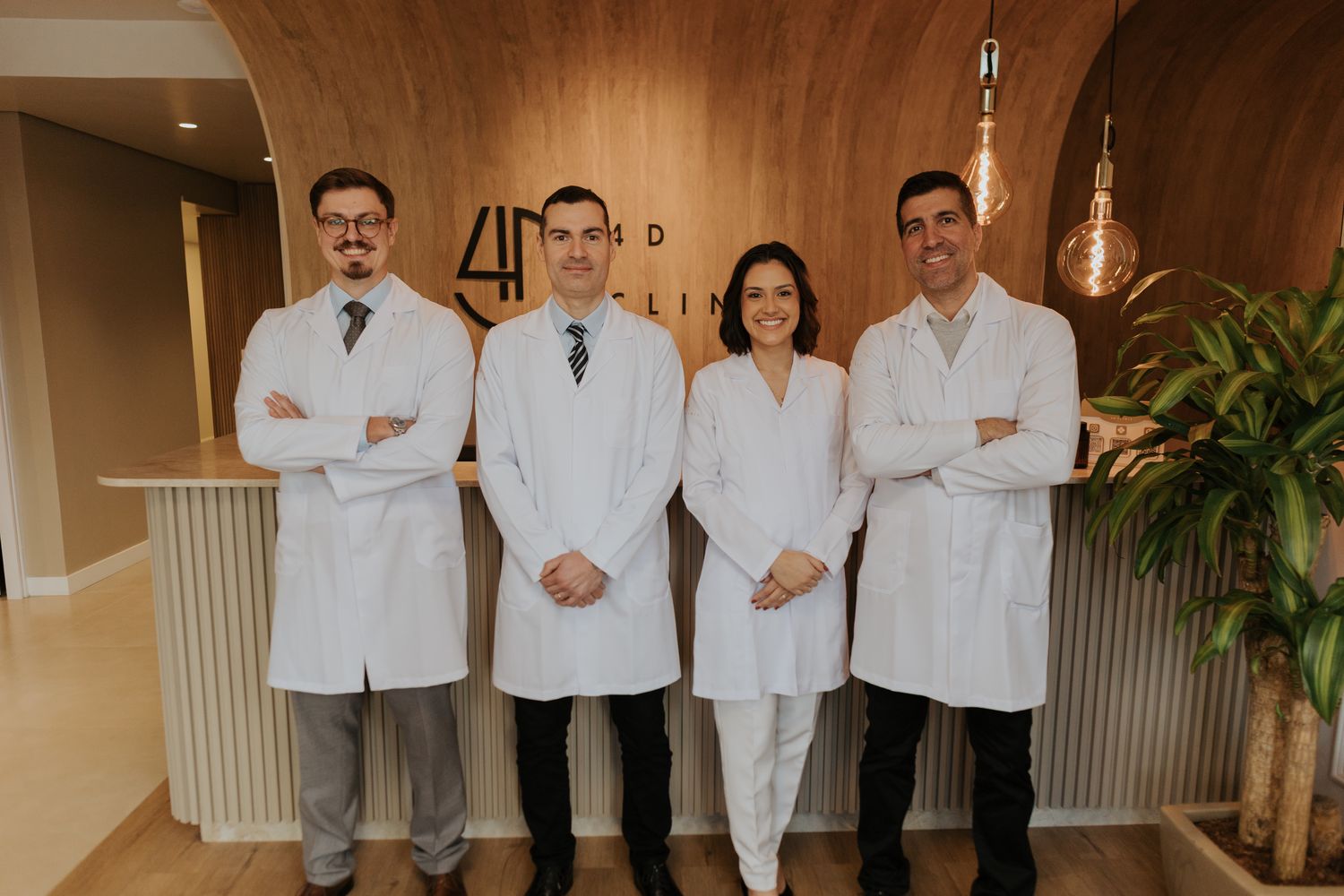 Equipe de sócios da 4D Clinic